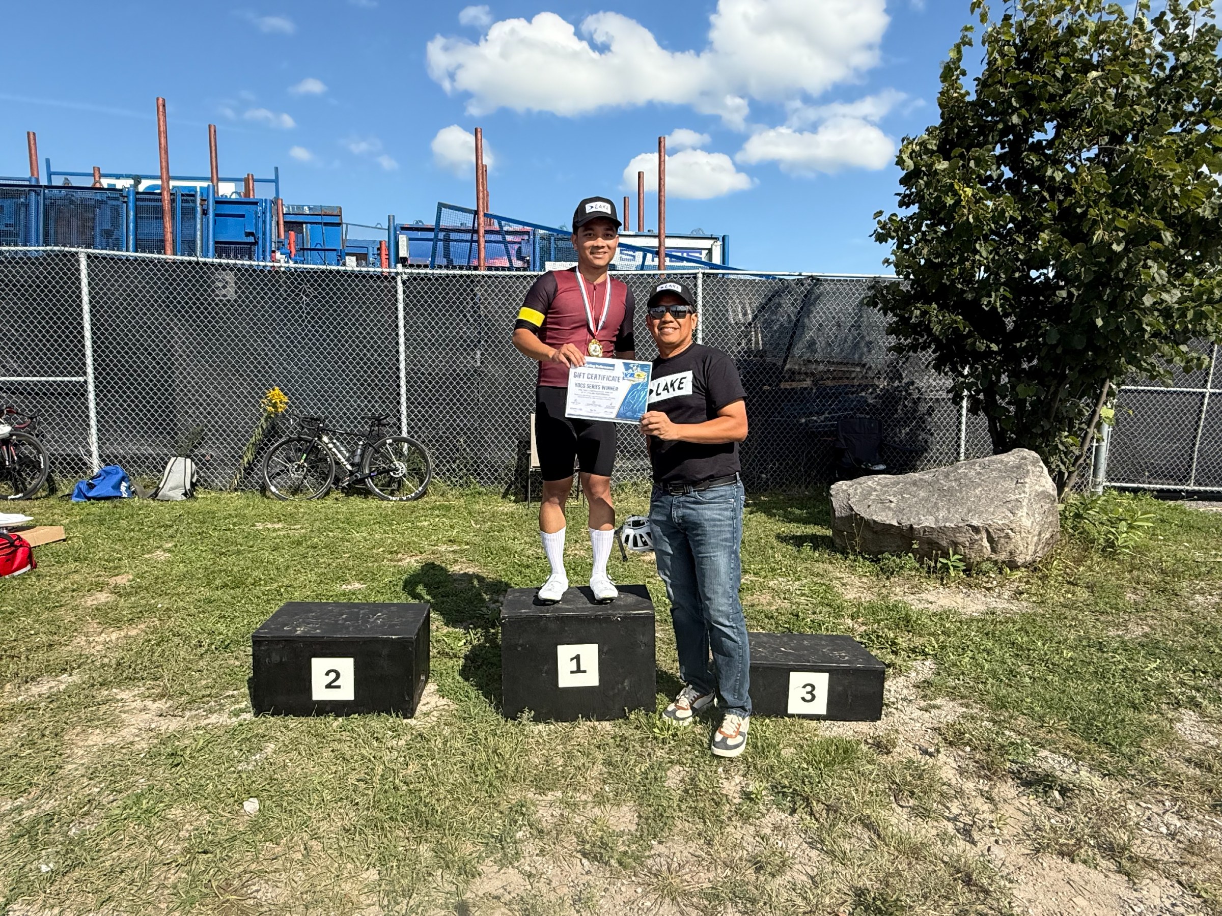 Beginners season champ! Special thanks to FT Cycling Performance for season champion prizes.