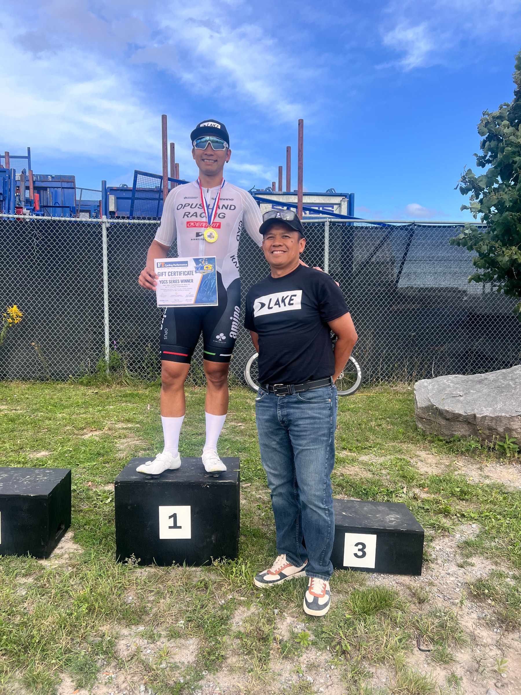Experienced season champ! Special thanks to FT Cycling Performance for season champion prizes.