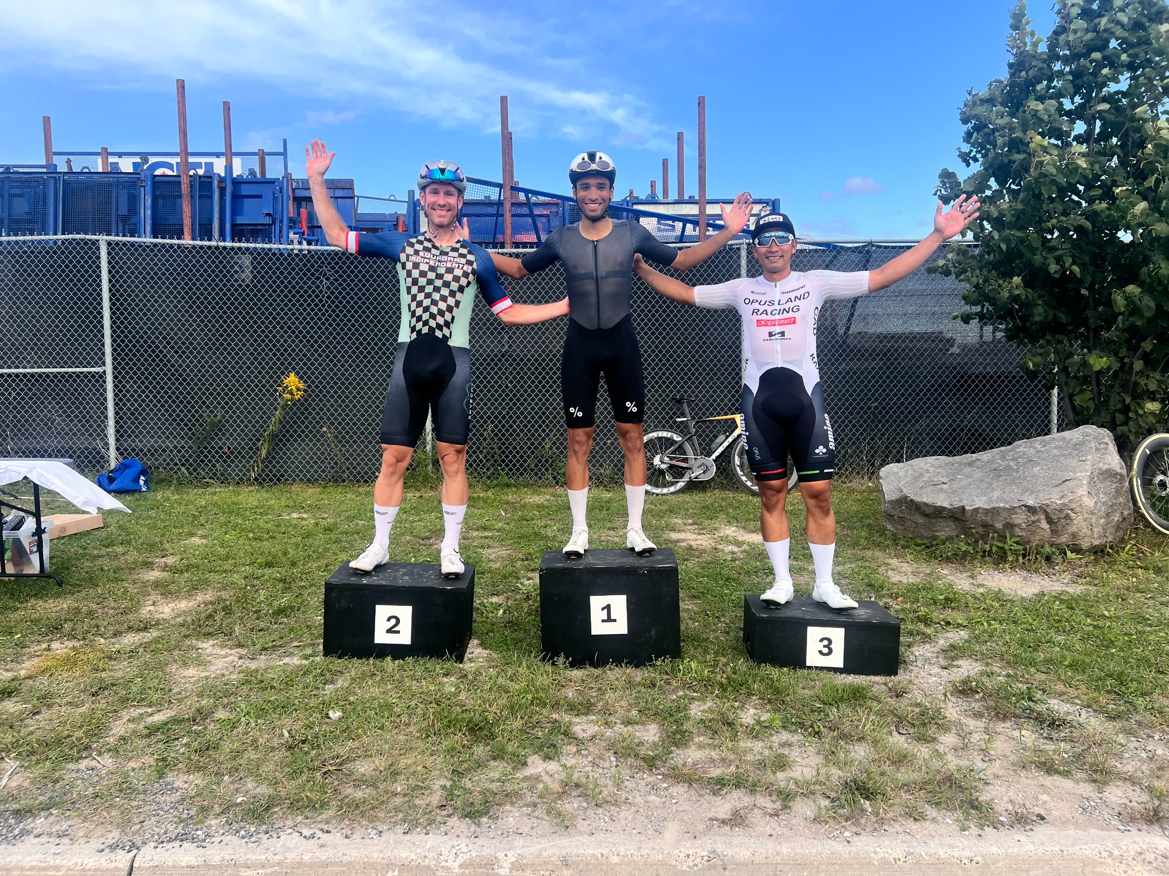 Experienced group Podium