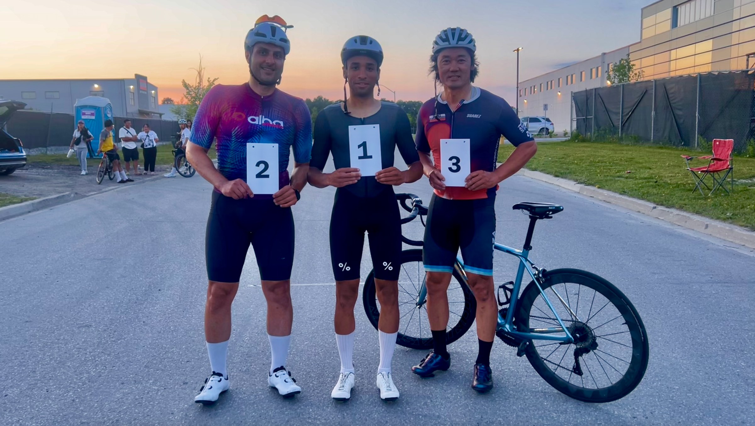 Experienced podium.
